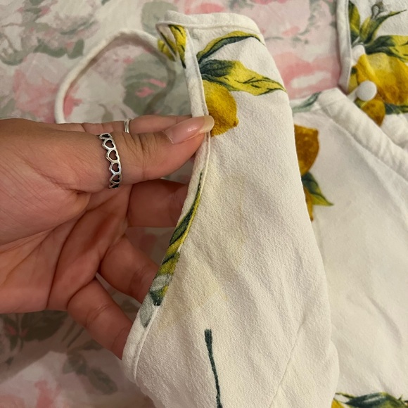 Rails Frida High Low Dress Lemon Print size Medium - Picture 5 of 9